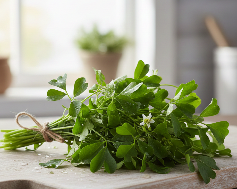 Fresh Fenugreek Leaves (Methi)