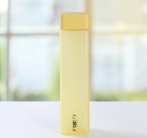 Plastic Fridge Square Water Bottle (Yellow)