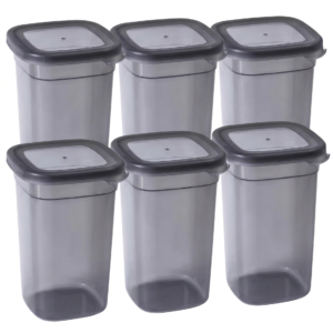 Stysol Square Kitchen Storage Container (Pack of 6)