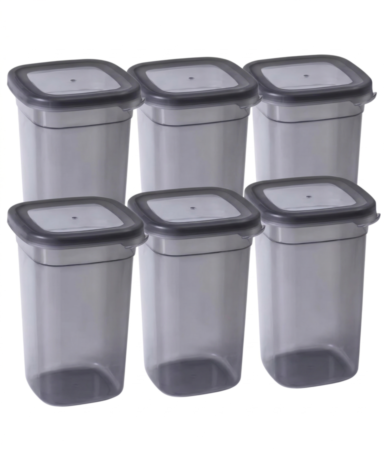 Stysol Square Kitchen Storage Container (Pack of 6)