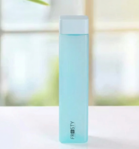 Plastic Fridge Square Water Bottle (Blue)