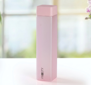 Plastic Fridge Square Water Bottle (Pink)