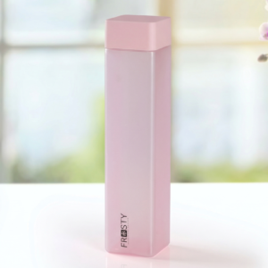 Plastic Fridge Square Water Bottle (Pink)