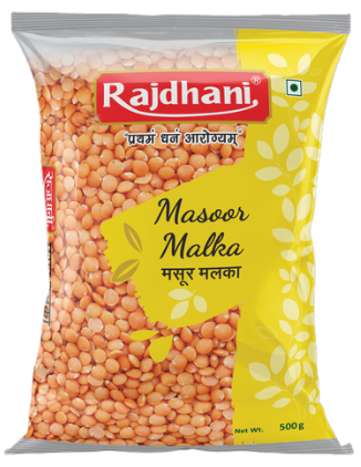 Rajdhani Malka Masoor Dal (500gm)