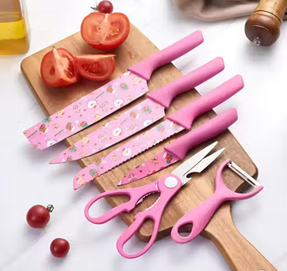 Printed Knife Set (6Pcs)
