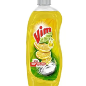 Vim Drop Lemon Liquid Dishwash Active Gel (500ml)