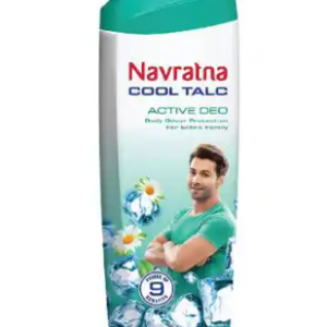 Navratna Cooltalc Active Deo (100gm)