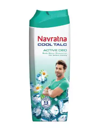 Navratna Cooltalc Active Deo (100gm)