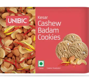 Unibic Kesar Cashew Badam Cookies (200g)