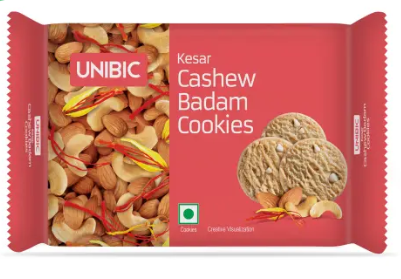 Unibic Kesar Cashew Badam Cookies (200g)