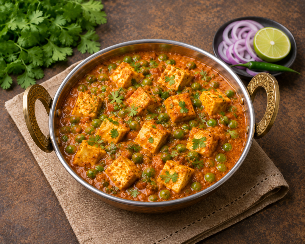Matar Paneer (Full)