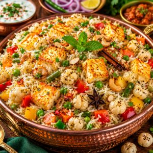 Paneer Makhana Pilaf