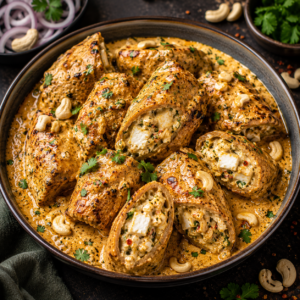 Kaju Paneer Stuff Chaap (Full)