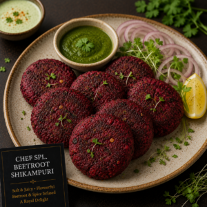 Chef Spl. Beetroot Shikampuri