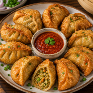 Fried Veg Momos