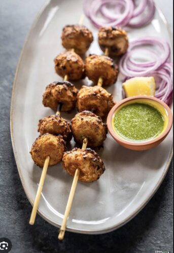 Mushrooms tikka