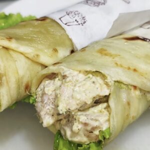 Chicken malai tikka roll