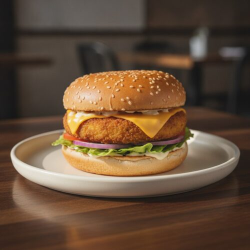 Cheese Tikki Burger